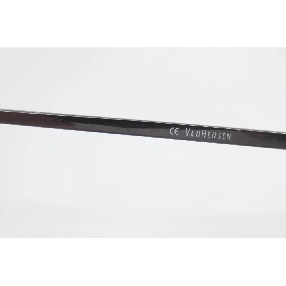 Van Heusen Albert GUN 140 Rectangular Gunmetal Metal Eyeglasses Frames 54-19